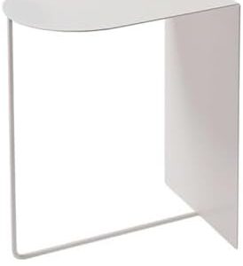 Minimalist Blue Sofa Side Table - Metal Accent Nightstand & Corner Table for Small Spaces - Multi-Purpose Living Room Furniture